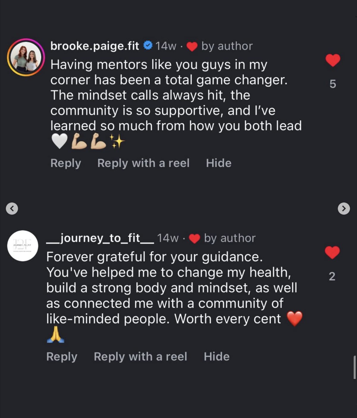 Client message