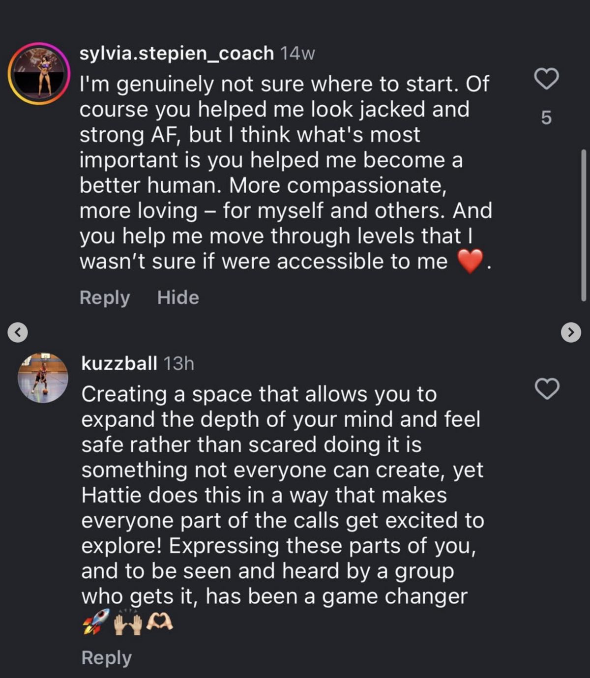 Client message