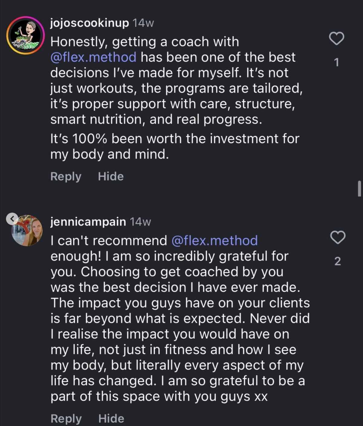 Client message